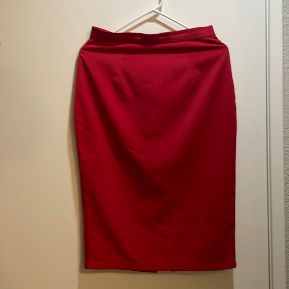 Bettie Page Red Pencil Skirt